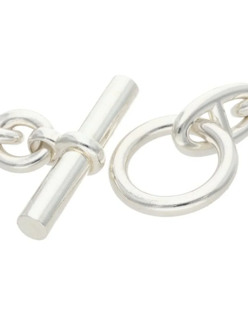 Hermes Chaine D'ancre GM Silver Bracelet